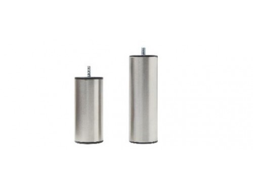 4 pieds cylindriques Inox Duvivier